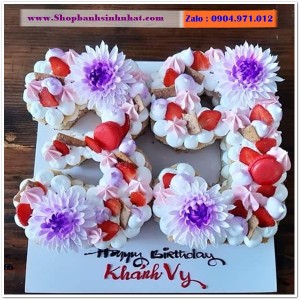 Bánh Sinh Nhật Chữ Cái & Số - RP38